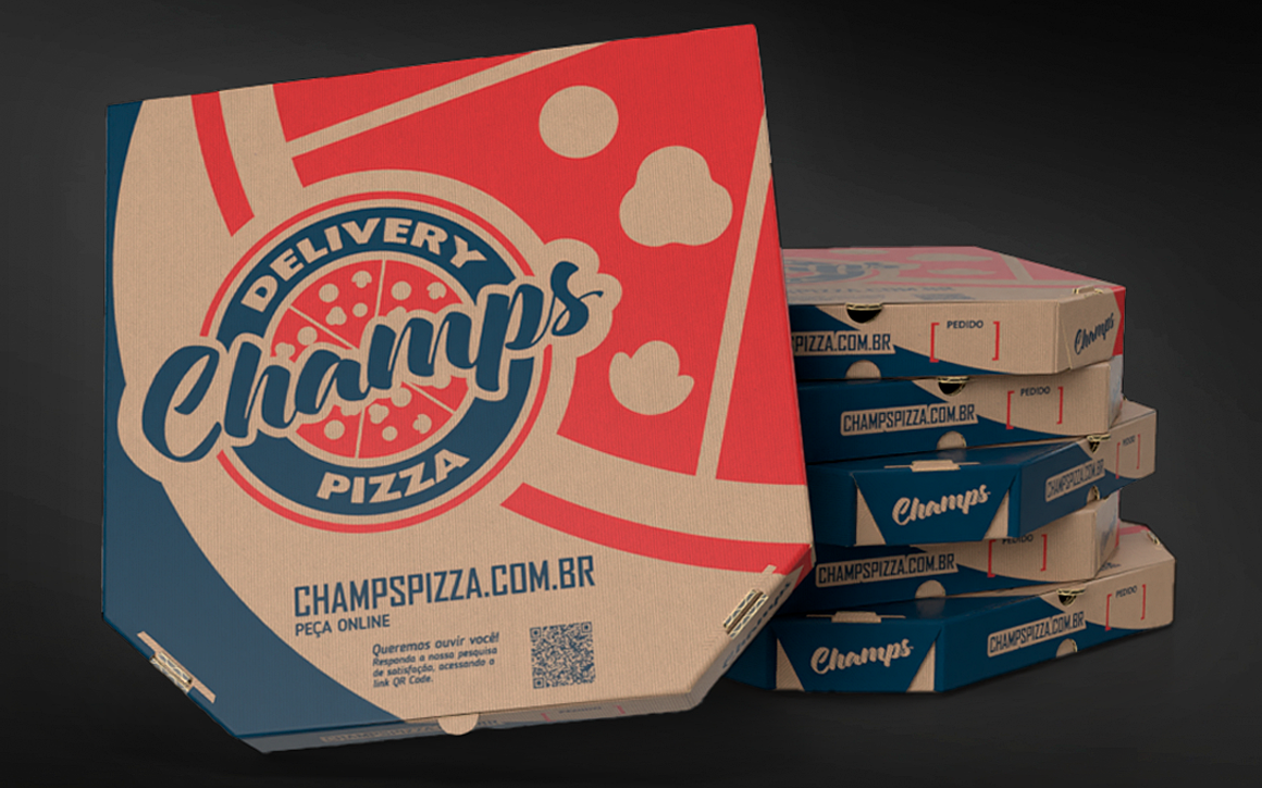 Embalagem Champs Pizza
